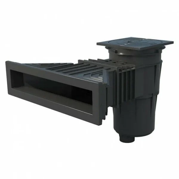 Astral ABS 17,5 liter hoogwater skimmer – Antraciet