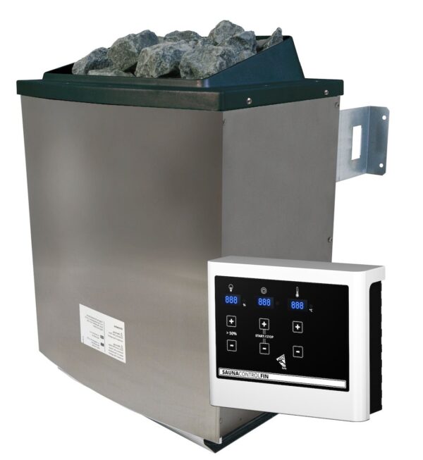 Saunakachel 9 kW – Met externe bediening