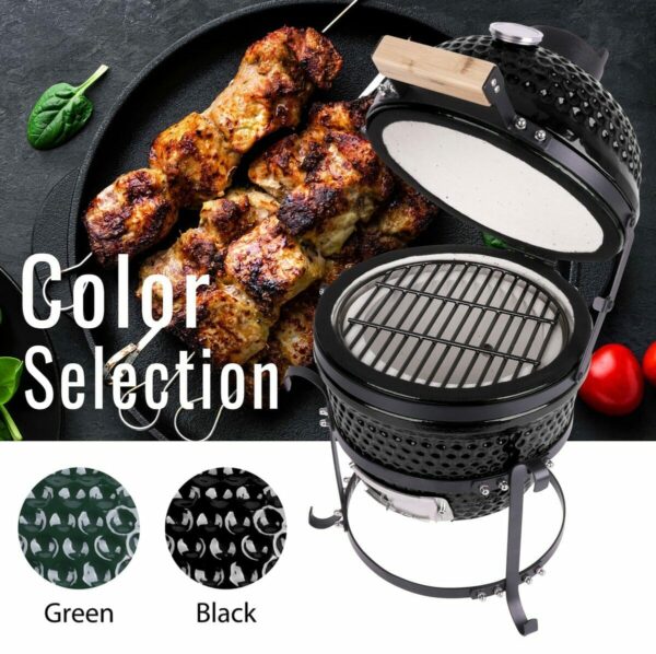 Kamado BBQ 13 inch – zwart (laatste = showmodel) - Afbeelding 2
